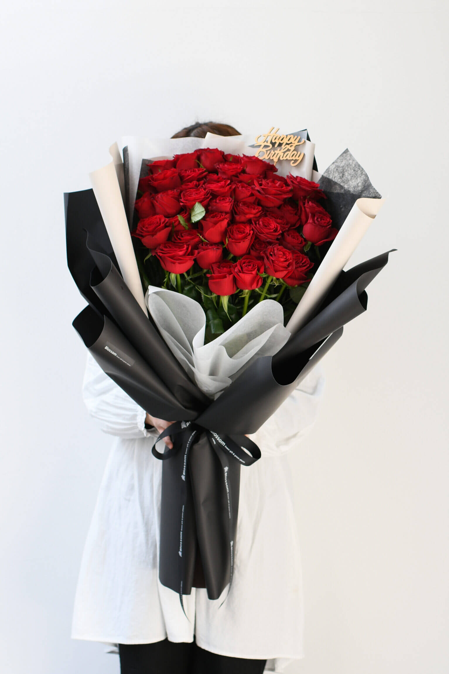 赤薔薇のドレスブーケ