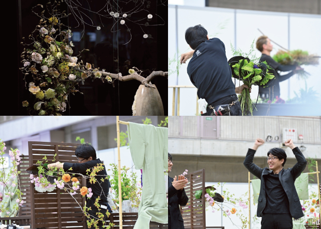 2026年　グランドチャンピオン選手権優勝　展示作品「風花」 花束競技作品 作：日坂　明広