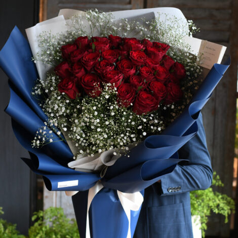ドレスブーケ,薔薇の花束