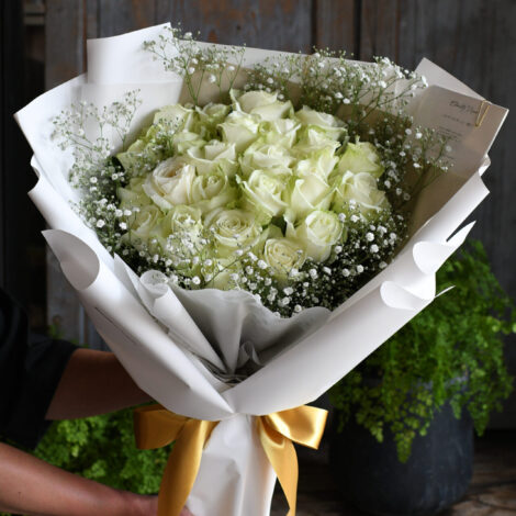 ドレスブーケ,薔薇の花束