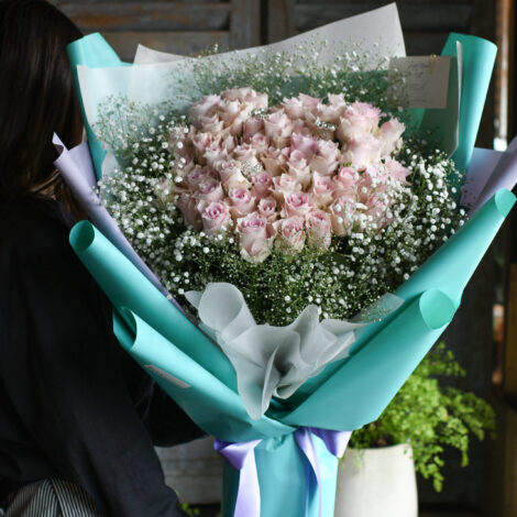 ドレスブーケ,プリンセスブーケ,薔薇の花束