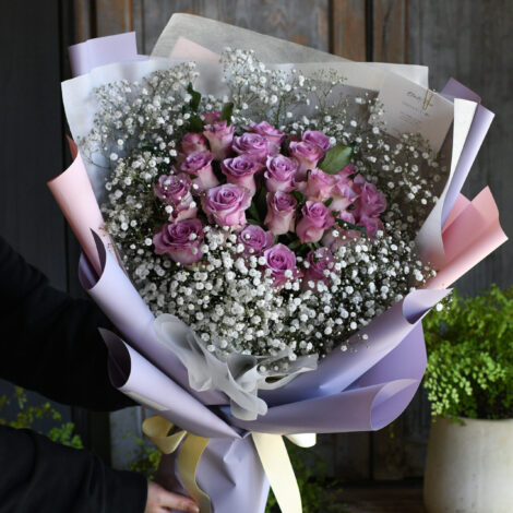 ドレスブーケ,プリンセスブーケ,薔薇の花束